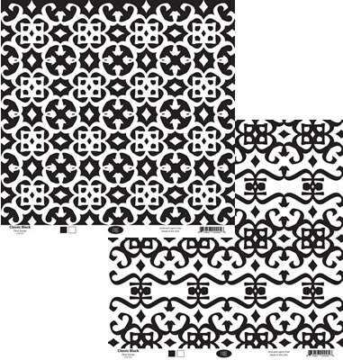 Luxe Designs - First Snow 12x12 d/sided patterned paper  (pack of 10)